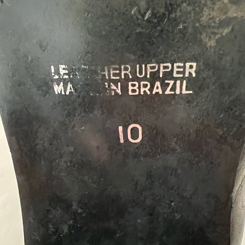 Black Leather Women's Boots / Made in Brazil - Picture 11 of 13